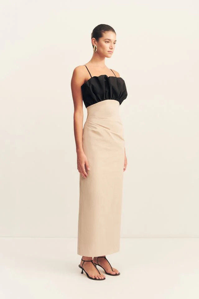 CAMPBELL BUBBLE BODICE MIDI DRESS - Image 3