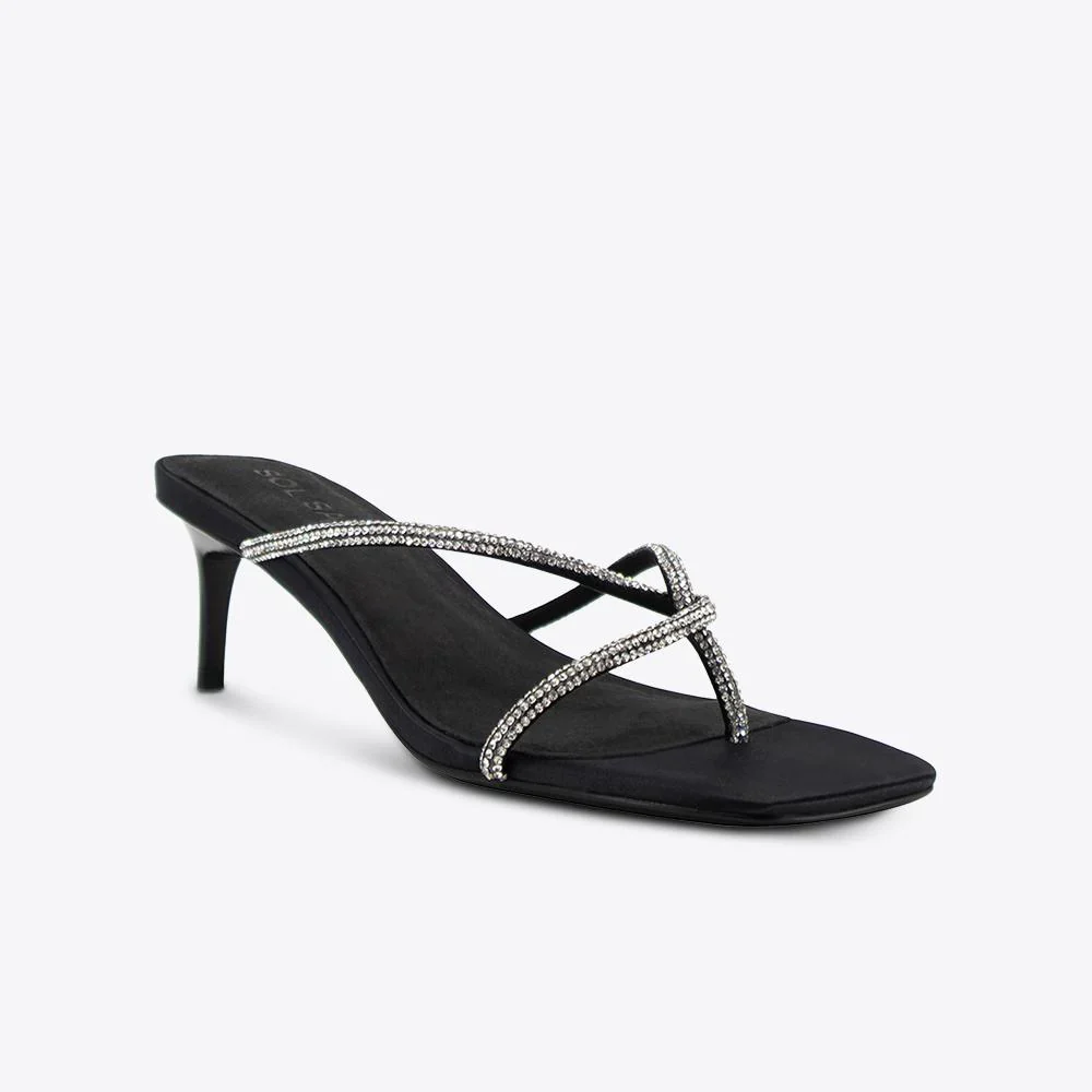 CHRISSY MULE BLACK CRYSTAL - Image 3